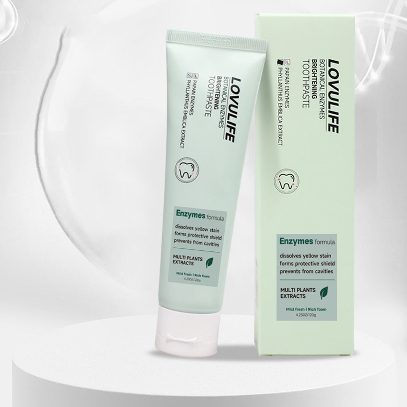 Lovulife Papain Whitening Toothpaste